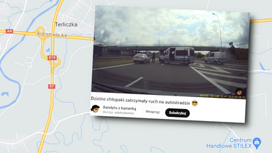 Zaskakujące działania policji na A4. "Dzielne chłopaki" [WIDEO]