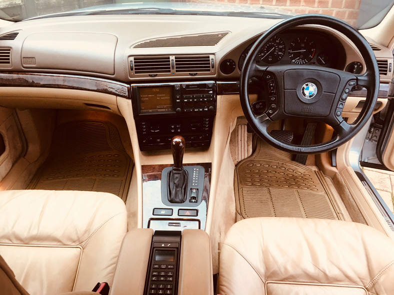 1995 BMW E38 750iL ex-Francis Rossi OBE interior 1