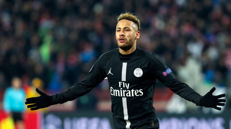 Neymar, a Paris Saint-Germain játékosa / MTI/EPA/Srdjan Suki