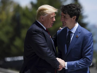 Prezydent USA Donald Trump i premier Kanady Justin Trudeau (zdjęcie ilustracyjne)