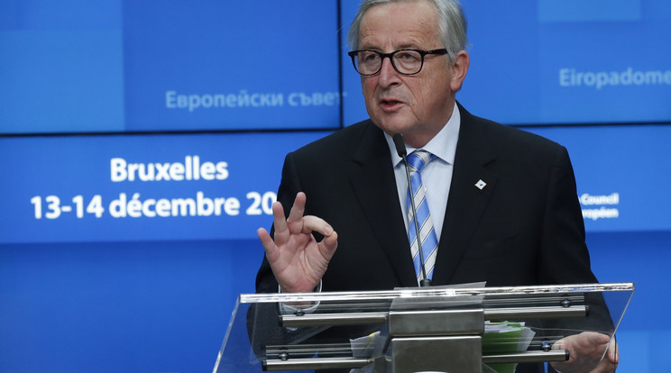 Juncker Magyarországot 
és Romániát kritizálta / Fotó: MTI EPA Olivier Hoslet