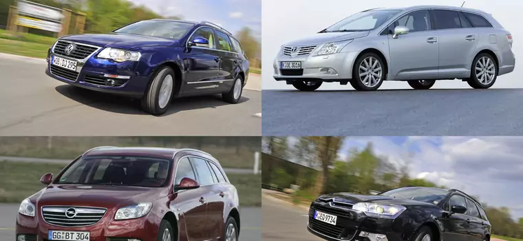 Toyota Avensis kontra Citroen C5, Volkswagen Passat i Opel Insignia - Pięcioletnie kombi z dieslem – które wybrać?