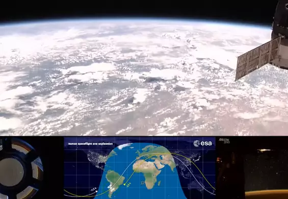 Ziemia z kosmosu na żywo! Zobacz niezwykły film