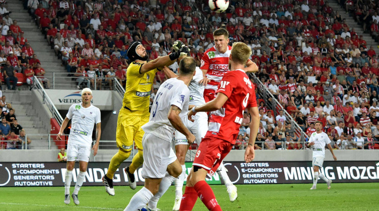 Az újpestiek kapusának és a védőknek akadt feladatuk bőven Diósgyőrben, de a gárda 2-1-re diadalmaskodott idegenben