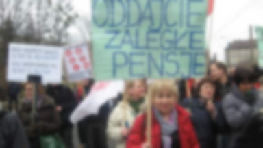 Na ulicach Gorzowa "wierzyciele państwa" walczą o wypłaty