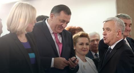 Željka Cvijanović, Milorad Dodik i Nedeljko Čubrilović