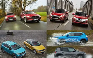 Porównanie par SUV-ów: Mazda, Mitsubishi, Jeep, Volkswagen