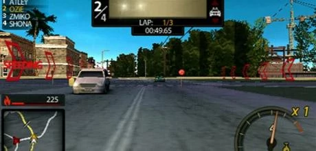 Screen z gry "Need for Speed: Undercover" (wersja na PSP)