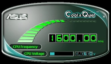 Cool&amp;Quiet to aplikacja pozwalająca monitorować funkcje oszczędzania energii w odniesieniu do taktowania procesora i jego częstotliwości pracy