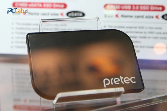 Pretec Mobile SSD – zewnętrzny nośnik o rozmiarach karty kredytowej