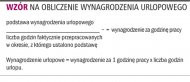 Wzór na obliczenie wynagrodzenia
    urlopowego