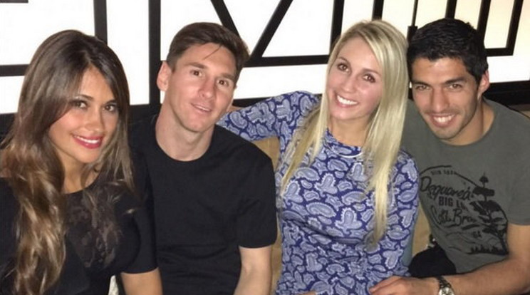 Messi gyermekei anyjával, Suárez pedig feleségével bulizott/Fotó: Instagram