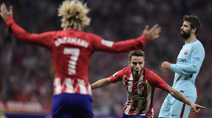 Nem bírt egymással az Atlético és a Barcelona /Fotó: AFP