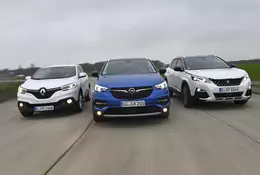 Opel Grandland X kontra Peugeot 3008 i Renault Kadjar - przepis na SUV-a po francusku
