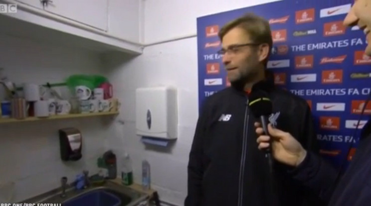 Klopp a konyhából jelentkezett /Fotó: BBC