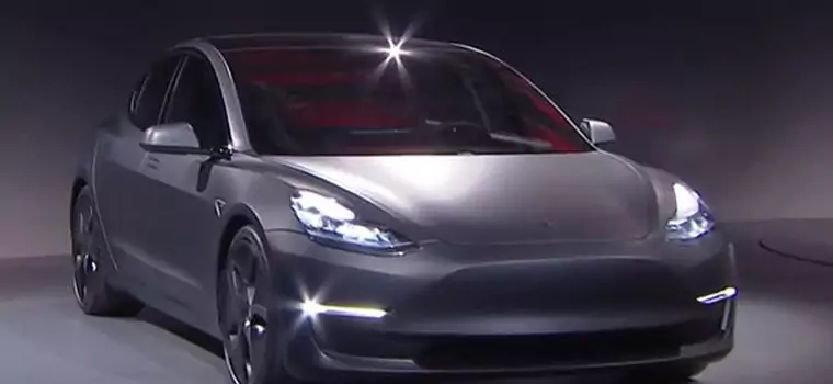 Elon Musk: w Tesla Model 3 poczujesz się jak w statku kosmicznym