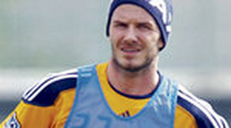 David Beckham a bajnoki aranyra hajt
