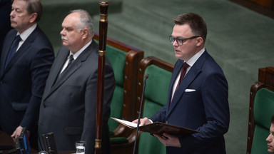 Spięcie podczas minuty ciszy w Sejmie. "A Lech Kaczyński i jego żona?"