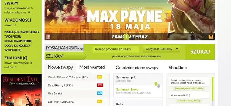 Cenega podnosi rękawicę rzuconą przez GameTrade - Muve Swap wystartowało