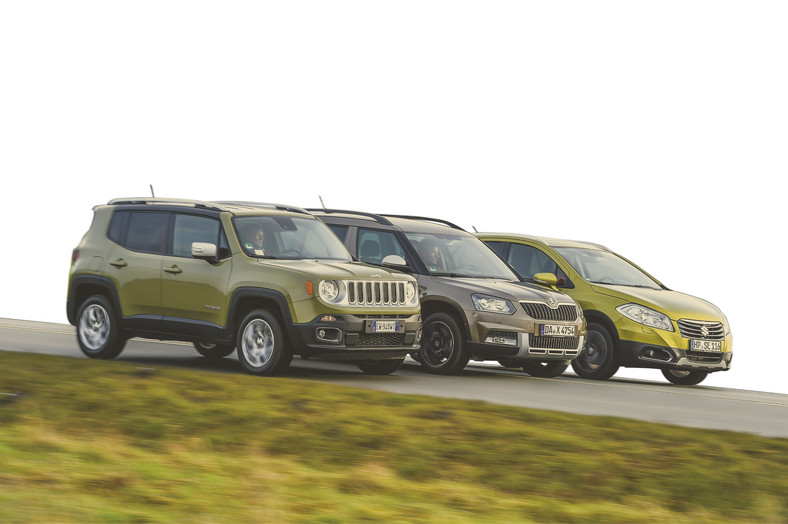 Jeep Renegade kontra Skoda Yeti i Suzuki SX4 S-Cross