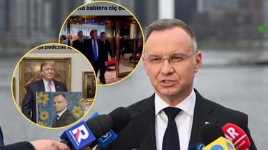 Andrzej Duda z Donaldem Trumpem. Memy o złotym talerzu "zrobią wam dzień"!