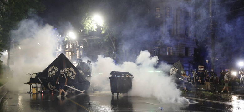 Ogromny protest w stolicy Gruzji. Policja użyła gazu i armatek wodnych