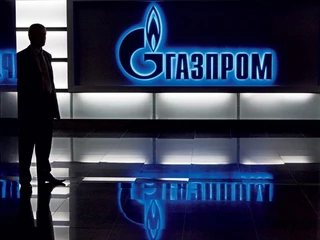 Logo Gazpromu, fot. Igor Kubedinov/Itar-Tass/Forum