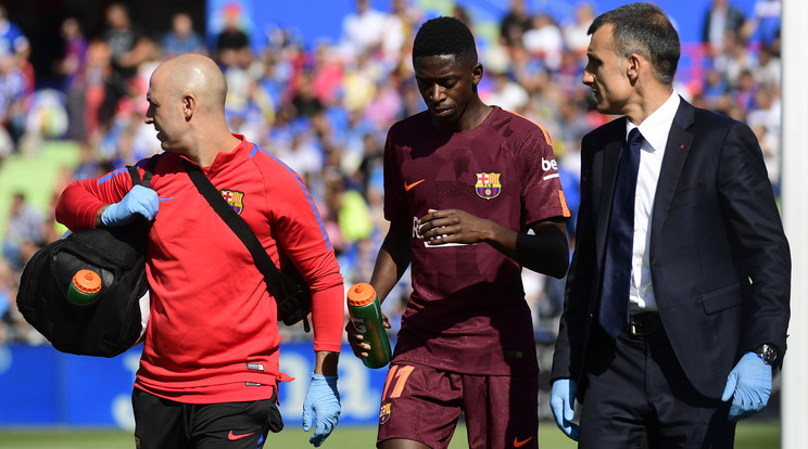 A Barcelona lendülete Dembélé sérülése után sem tört meg, és magabiztosan vezetik a bajnokságot /Fotó: AFP