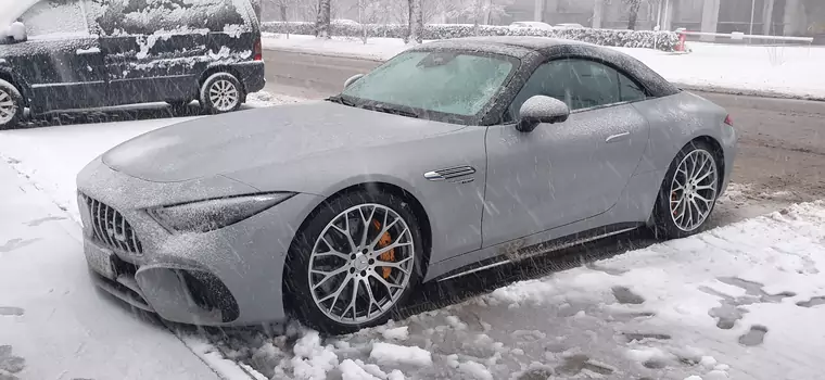 Jeździłem zimą Mercedesem-AMG SL 63 4Matic+. Piekielnie mocny powrót do korzeni