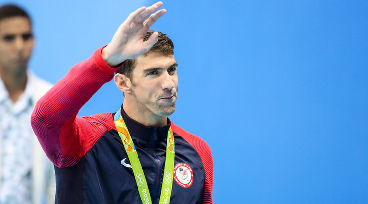 Michael Phelps egy igen merész kihívást fogadott el /Fotó: AFP