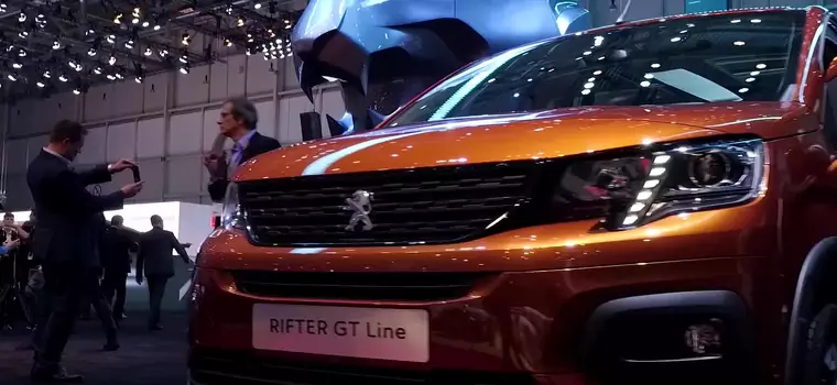Genewa Motor Show 2018 - Peugeot Rifter, czyli Partner po nowemu