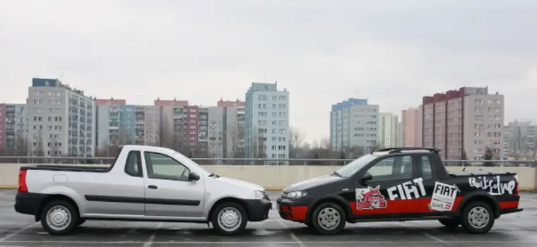 Strada vs. Logan - pojedynek pikapów