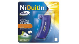 NiQuitin MINI - wskazania, dawkowanie, przeciwwskazania, interakcje, skutki uboczne