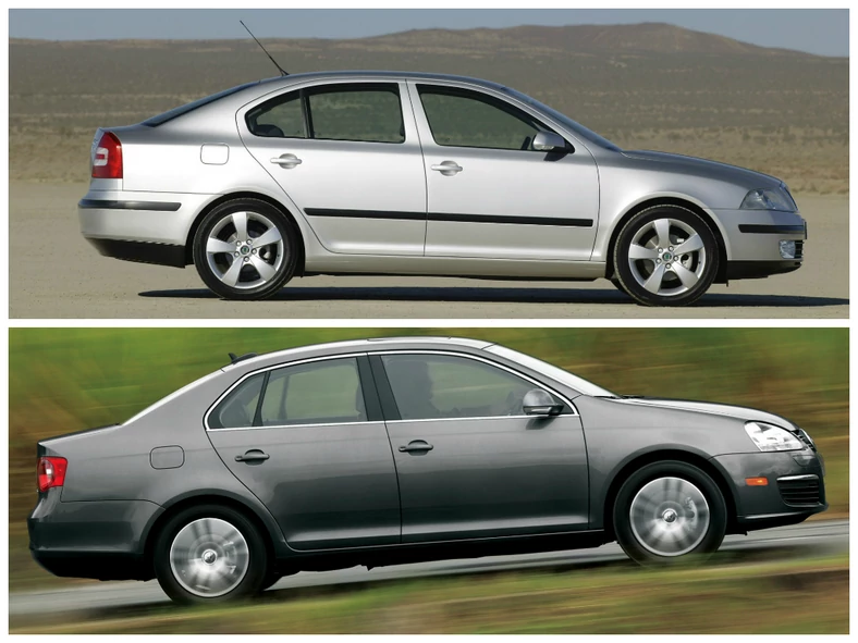 Skoda Octavia II vs. Volkswagen Jetta V