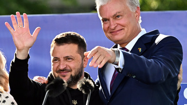 Zełenski wystąpił w Wilnie. Wskazał obustronną korzyść z wejścia Ukrainy do NATO