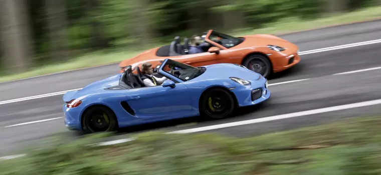 Porsche Boxster Spyder kontra Porsche 718 Boxster S - cena puryzmu