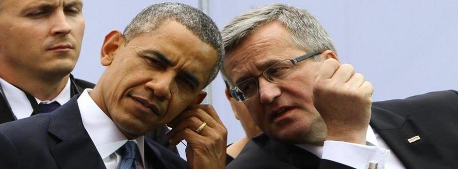 Barack Obama i Bronisław Komorowski