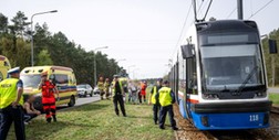 Zderzenie tramwajów w Bydgoszczy. 16 osób rannych