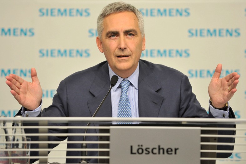 Peter Loescher, dyrektor zarzadzający Siemens.