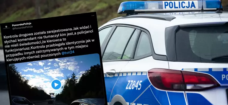 Komendant policji dostał tylko pouczenie. Opublikowano nagranie z interwencji