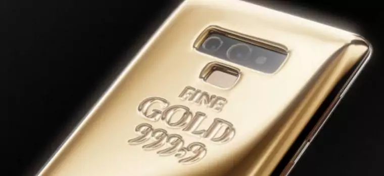 Samsung Galaxy Note 9 w obudowie ze szczerego złota. O ceny nawet nie pytajcie