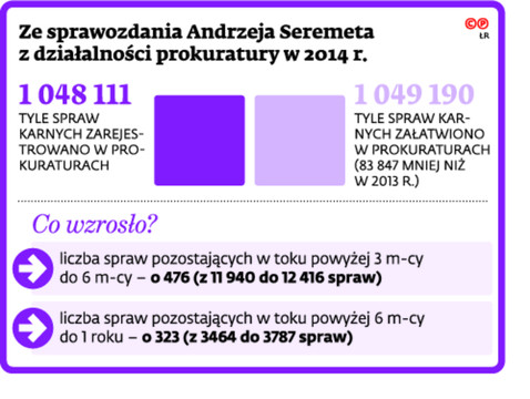 Ze sprawozdania Andrzeja Seremeta z działalności prokuratury w 2014 r.
