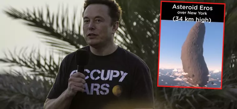 Elon Musk ostrzega ludzkość. Asteroida wielkości Nowego Jorku może zniszczyć Ziemię