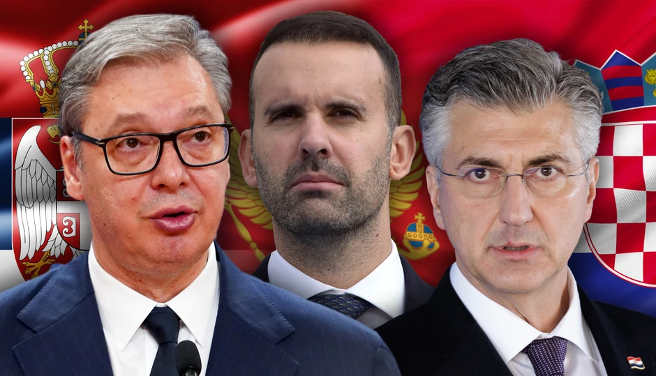 Aleksandar Vučić, Plenković i Milojko Spajić 