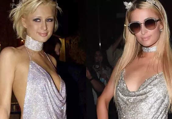 Paris Hilton w tej samej sukience po 15 latach. Znajdziesz różnice?