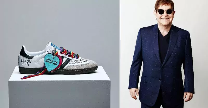 Buty Adidas Samba zaprojektowane przez Eltona Johna