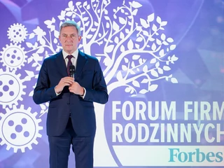 Forum Firm Rodzinnych w Lublinie. Galę prowadził Paweł Zielewski, redaktor naczelny „Forbesa”