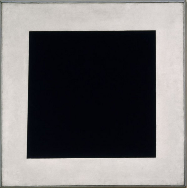 Kazimierz Malewicz, "Czarny kwadrat na białym tle"