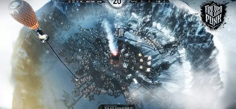 Frostpunk na pierwszym zwiastunie z rozgrywką. To nie będzie gra dla optymistów