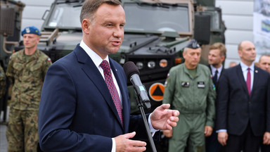 Prezydent Andrzej Duda zwiedził MSPO w Kielcach